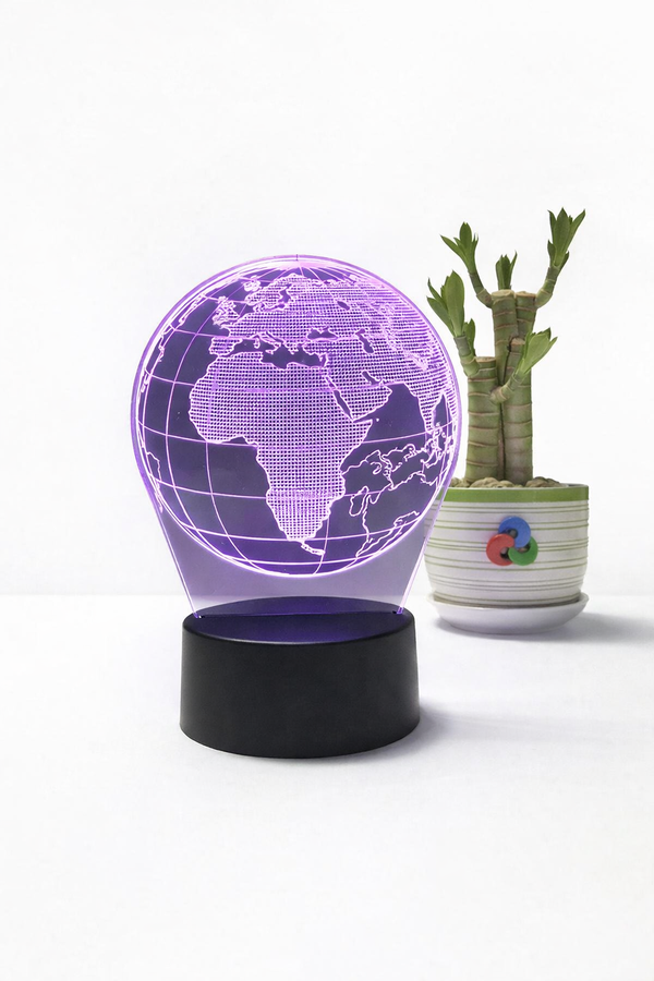 USB Night Light 3D Earth Globe Table Lamp RGB Creative